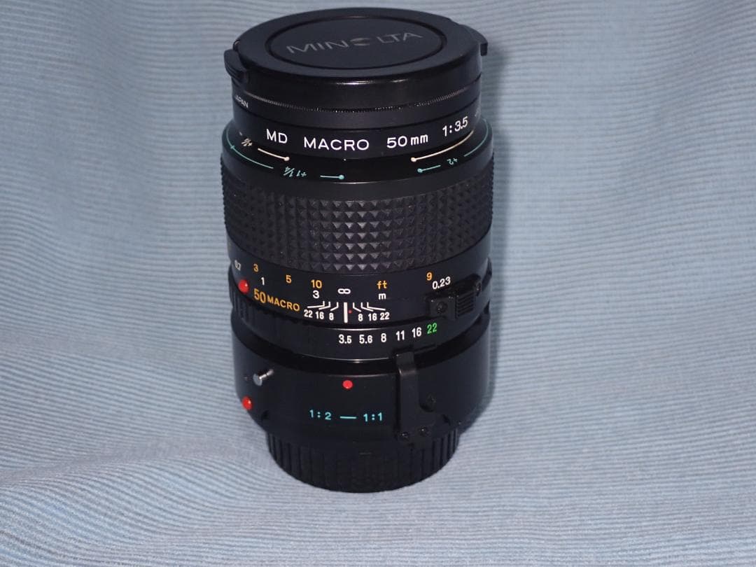 MINOLTA ミノルタ MD MACRO 50mm F3.5、専用中間リング