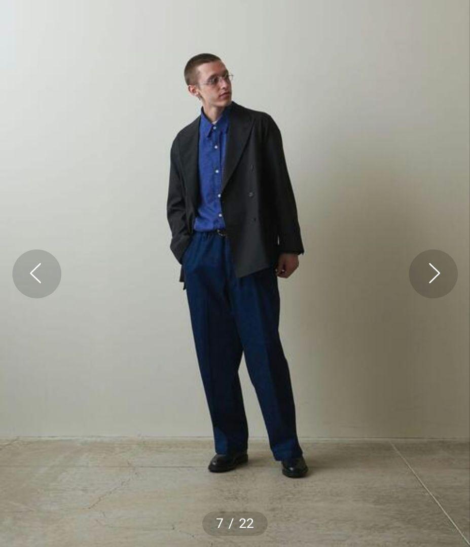 極美品★超高級◎スティーブンアラン★2B ダブルジャケット　ウール　2.9万　L