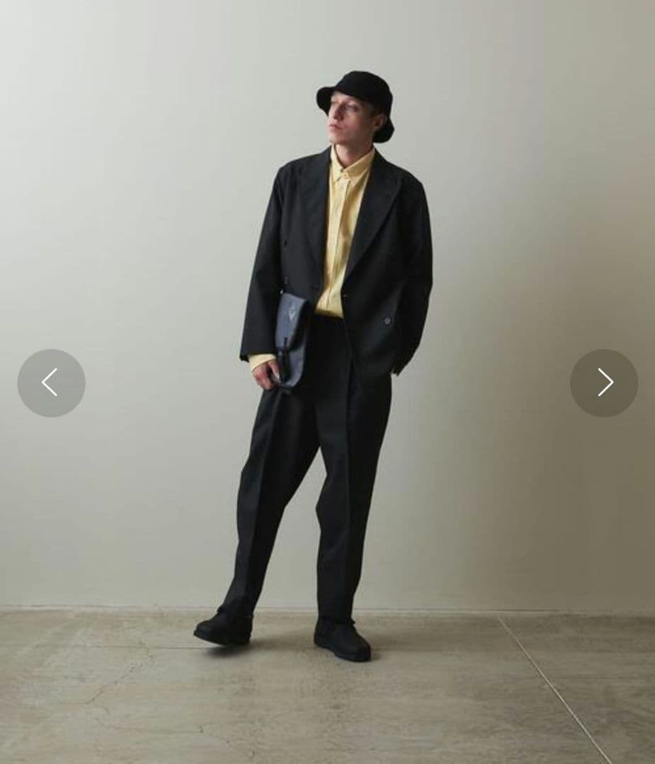 極美品★超高級◎スティーブンアラン★2B ダブルジャケット　ウール　2.9万　L