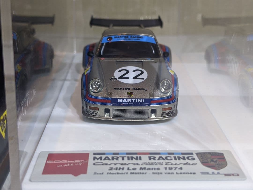 アイドロン 1/43 ポルシェ911カレラRSRターボ マルティニレーシング