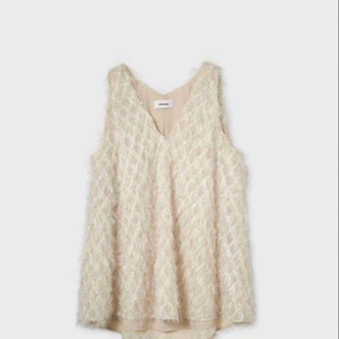 MIESROHE カットジャガードトップス