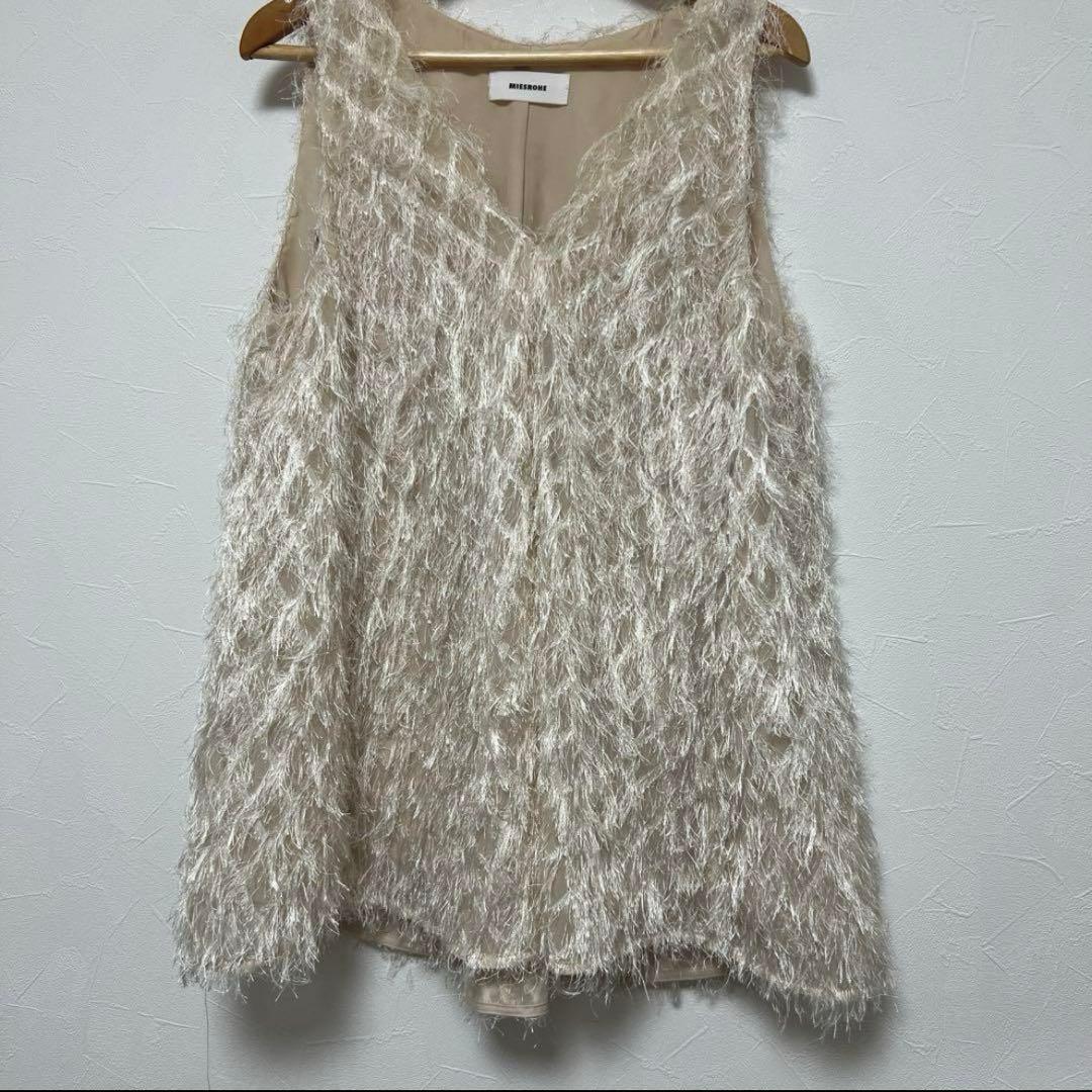 MIESROHE カットジャガードトップス