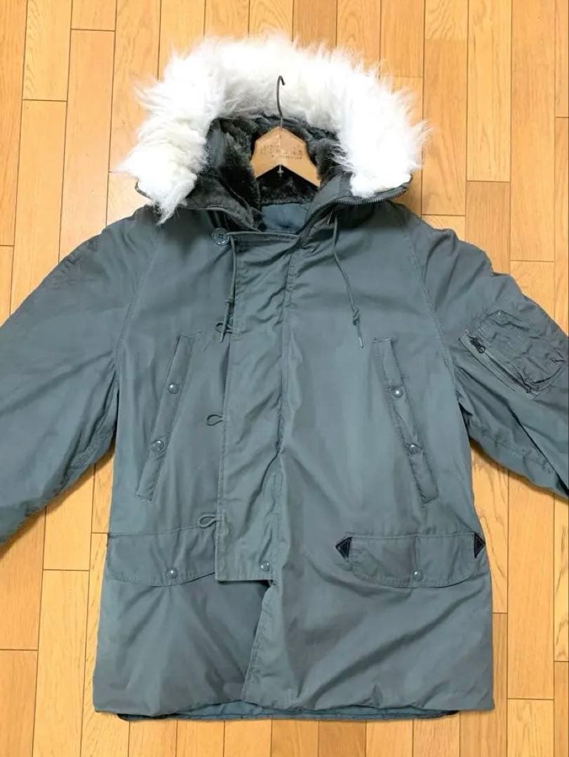 N-3B 米軍実物　greenbrier製　ファーも状態良　美品　scovill