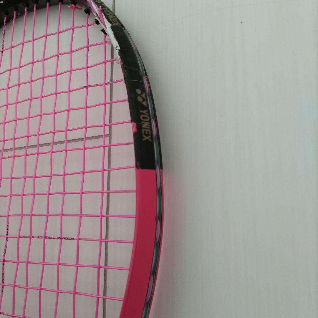 YONEX 軟式テニスラケット ピンク/黒 ジオブレイク５０ｖｓ　UL1