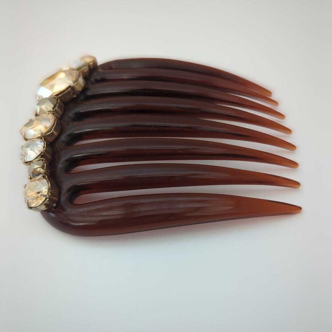 コンプレックスビズ　フレンチコーム　スワロフスキー