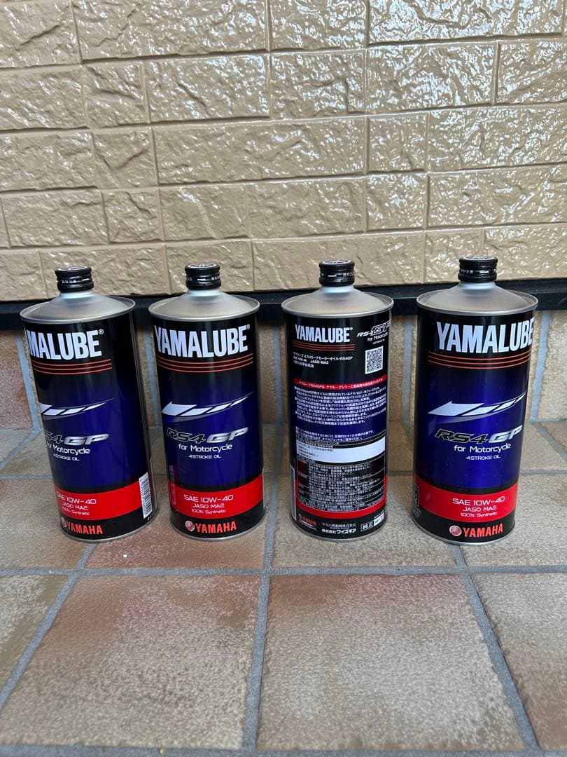 新品　YAMALUBE RS4GP 10W-40 1L 定価4,400円×4本
