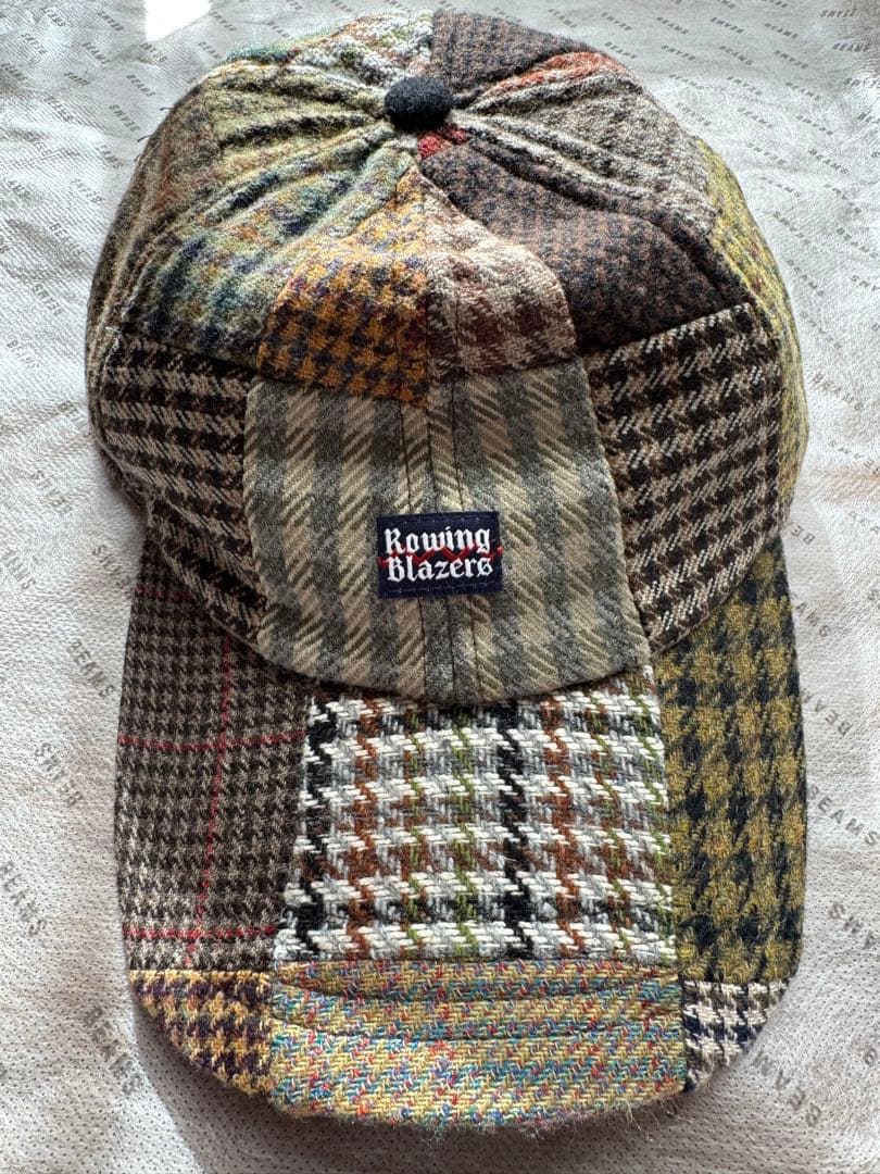 帽子 ROWING BLAZERS WOOL PATCHWORK CAP