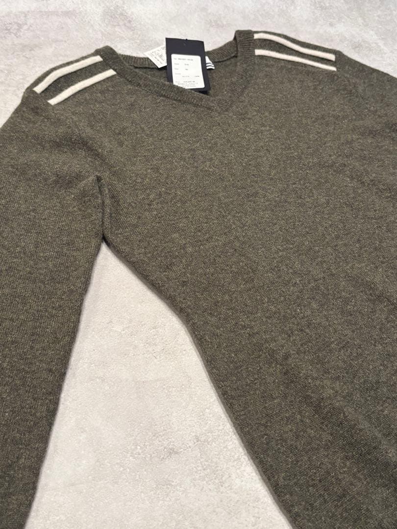 新品未使用 ボーダーズアットバルコニー カシミヤVネックニット 長袖 セーター