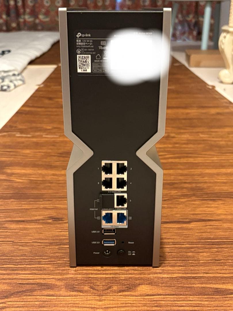 TP-Link Archer BE900 クワットバンドWi-Fi 7 電6口