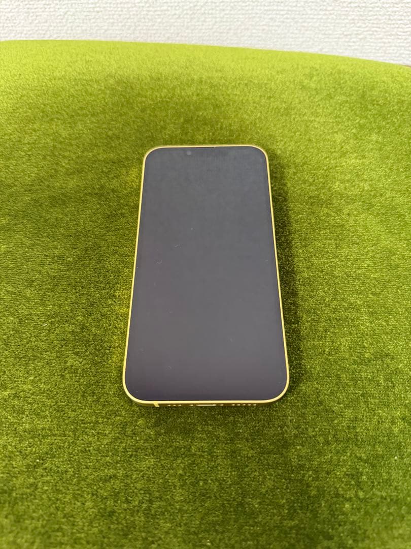 iphone 14 128G イエロー　simフリー　美品、箱付き