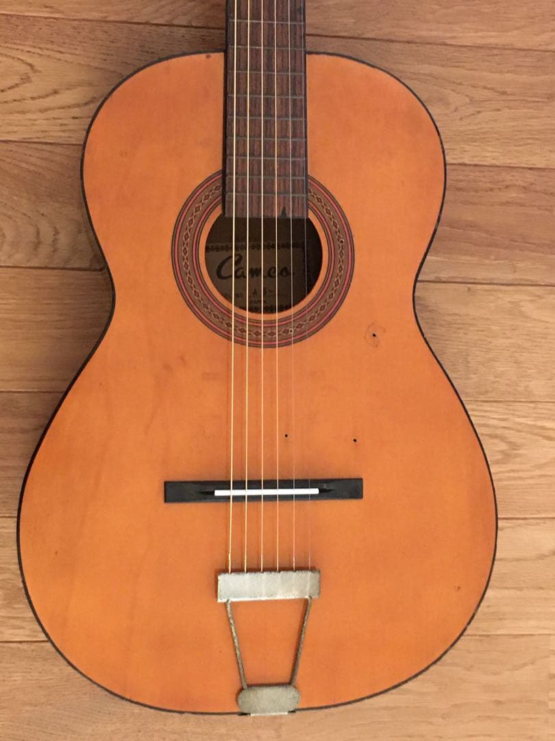 希少ビンテージCameo AS-1日本アコースティックギタートラベルパーラーミニ