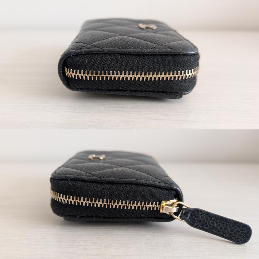 CHANEL シャネル マトラッセ パース キャビアスキン ブラック