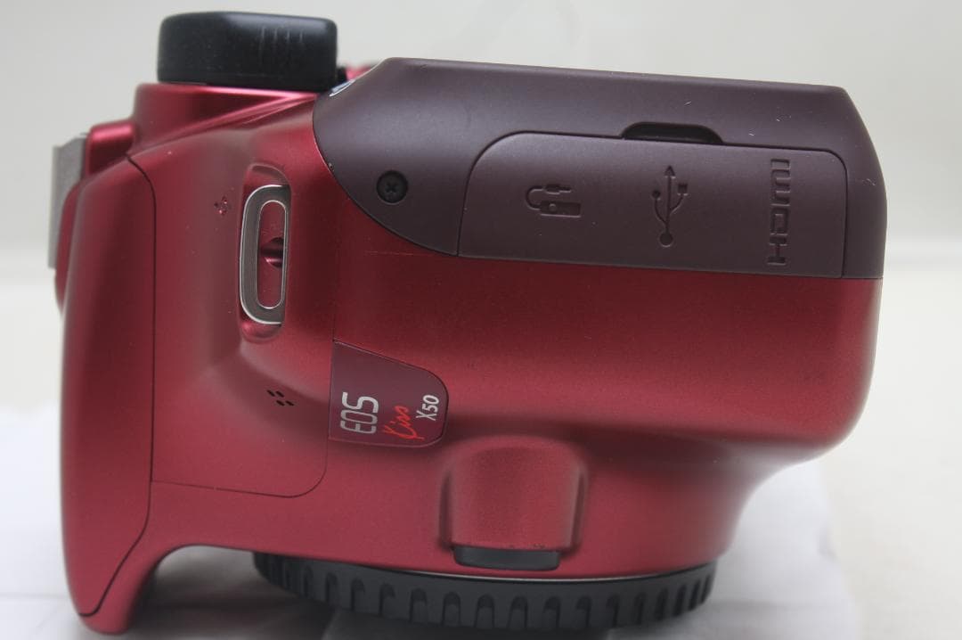 キヤノン EOS Kiss X50 ボディ レッド
