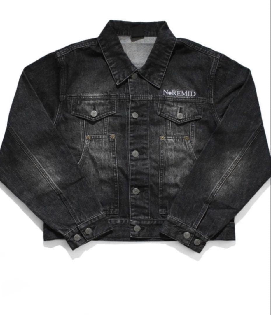 NoREMID ブラック デニムジャケット　タグ付き