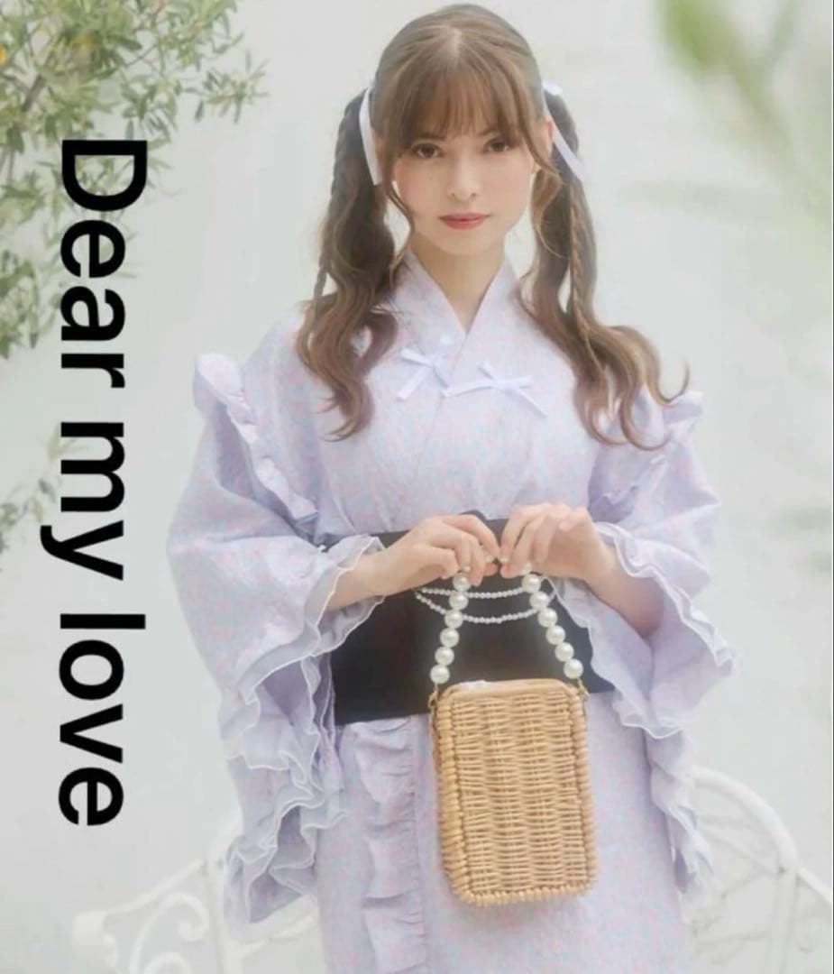 さ*え様 公式完売　夢展望　フリルティアード浴衣　セパレート　２部式　上下セット