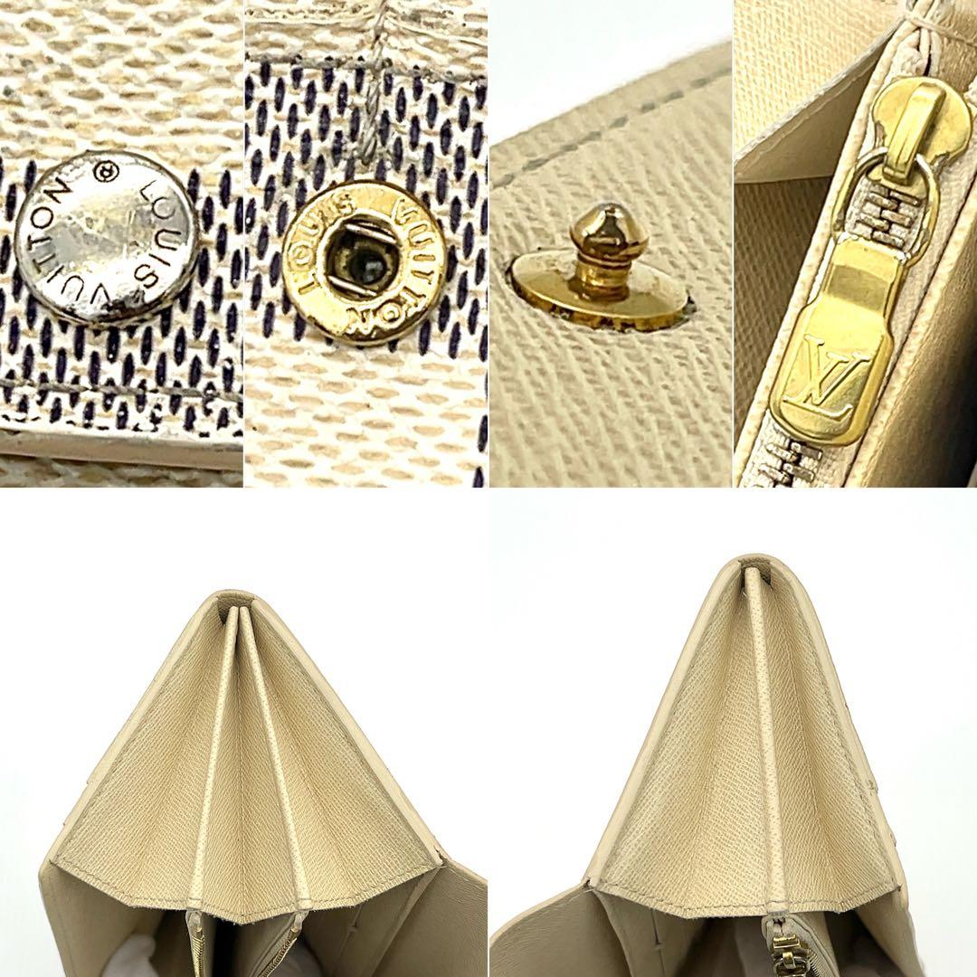 ルイヴィトン 長財布 ダミエアズール ポルトフォイユサラ 男女兼用