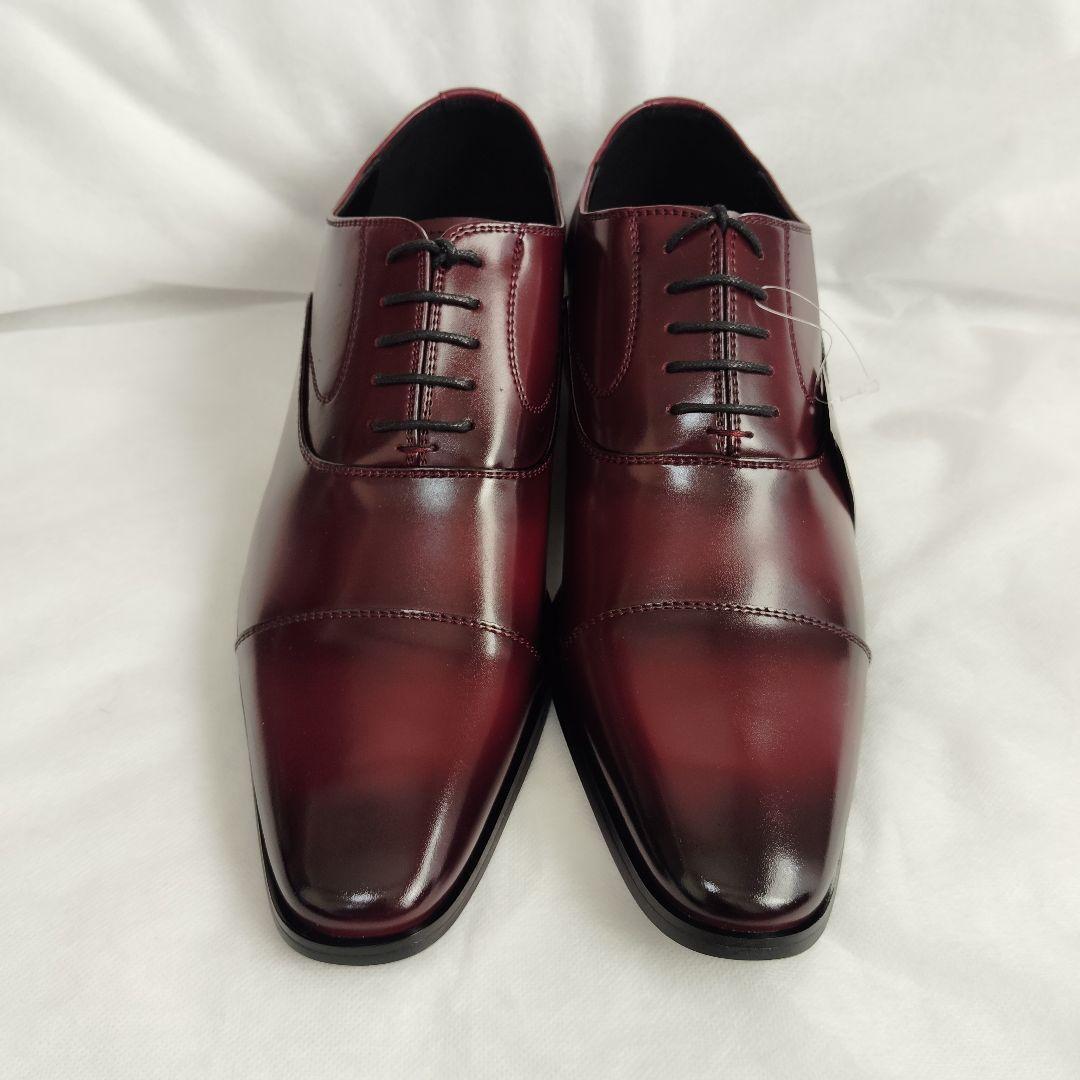 新品✨️STANDUKE 革靴 レースアップ ビジネスシューズ ワイン 27.5