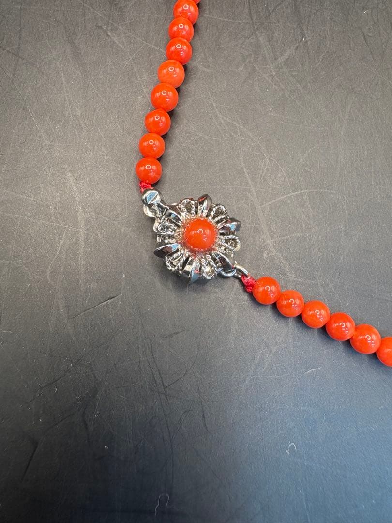 珊瑚ネックレス