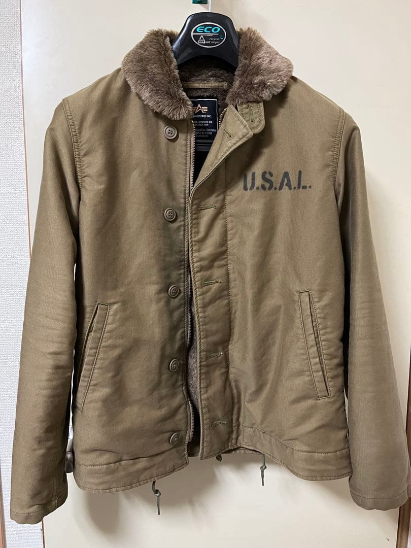 ALPHA アルファ N-1デッキジャケット 試着のみ M
