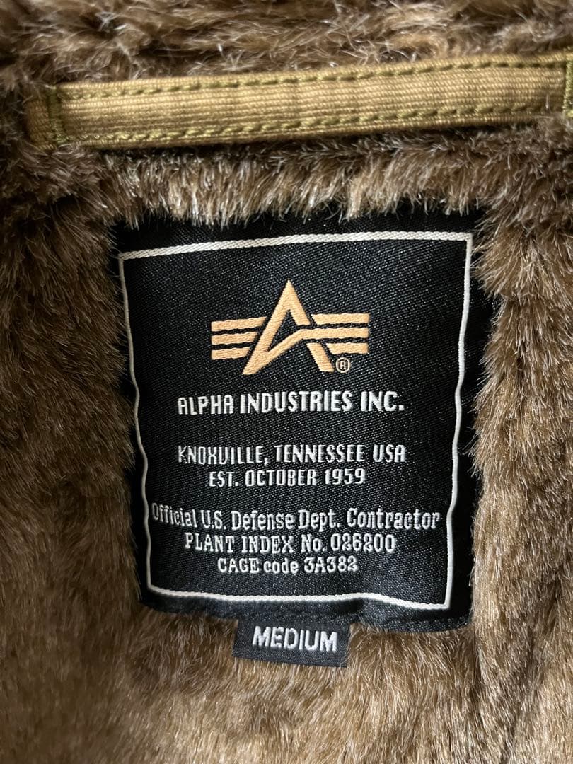 ALPHA アルファ N-1デッキジャケット 試着のみ M