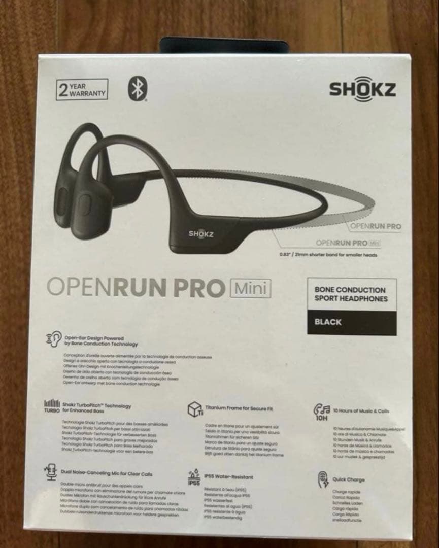 まーしー新品未開封SHOKZ OPENRUN PRO mini ブラック