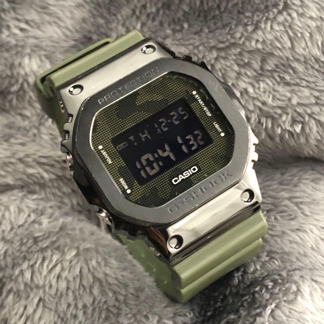 大人のミリタリー［良品きれい］GM-5600B カーキグリーン G-SHOCK