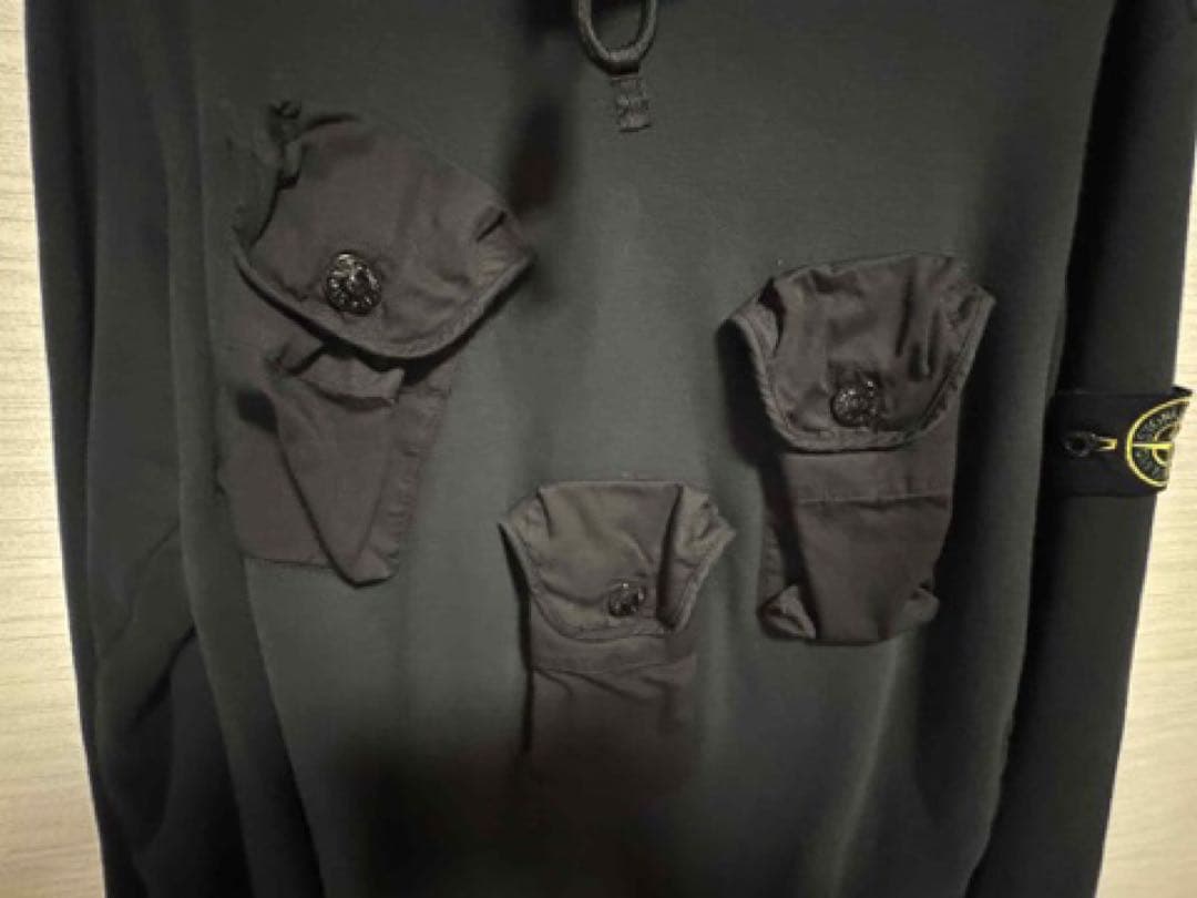 トップス STONE  MULTI POCKET MOCK NECK M