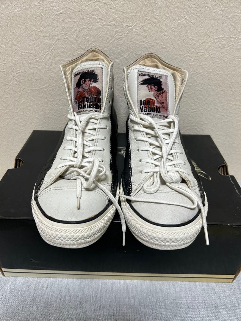 コンバースオールスター　あしたのジョー　27cm 白✖️黒