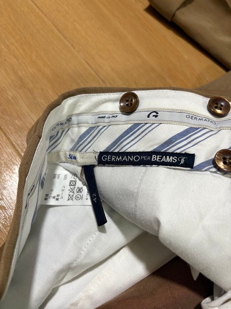 未使用に近い　ビームスF別注　ジェルマーノ　ソラーロ生地　グルカパンツ　42