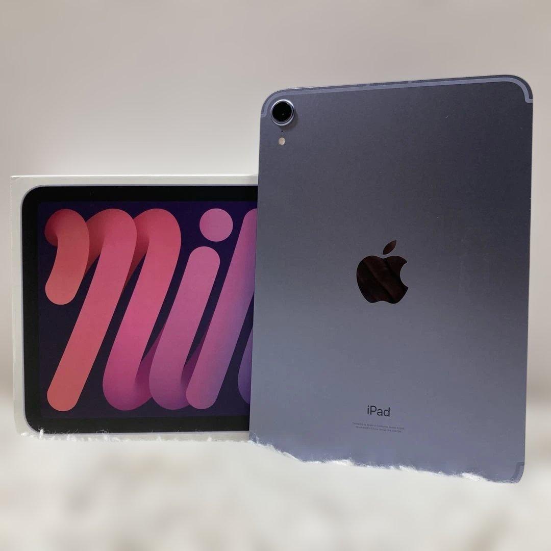極美品 Apple iPad mini6 64GB auセルラーモデルパープル