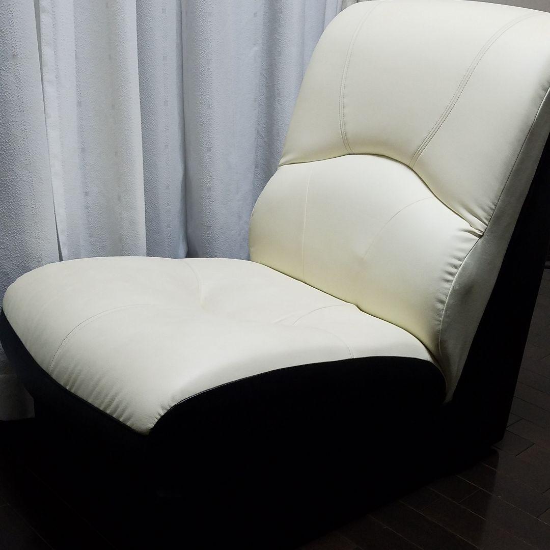 専用です^ ^白×黒　ツートンカラーソファー