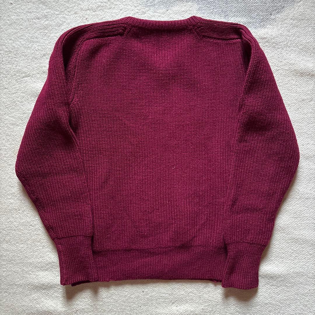 【専用】60s ニットセーター Ｖネック イングランド製 厚手