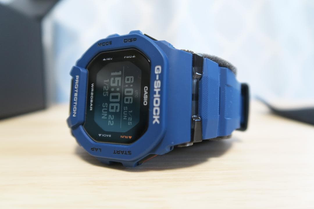【中古】CASIO G-SHOCK デジタル腕時計 ブルー 3506JA