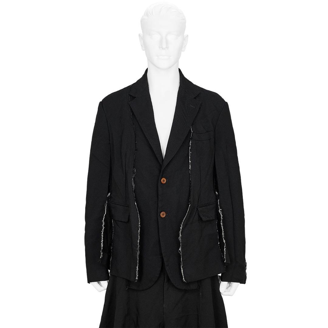 t*1様 ポリエステル縮絨(製品染加工) 断ち切りジャケット