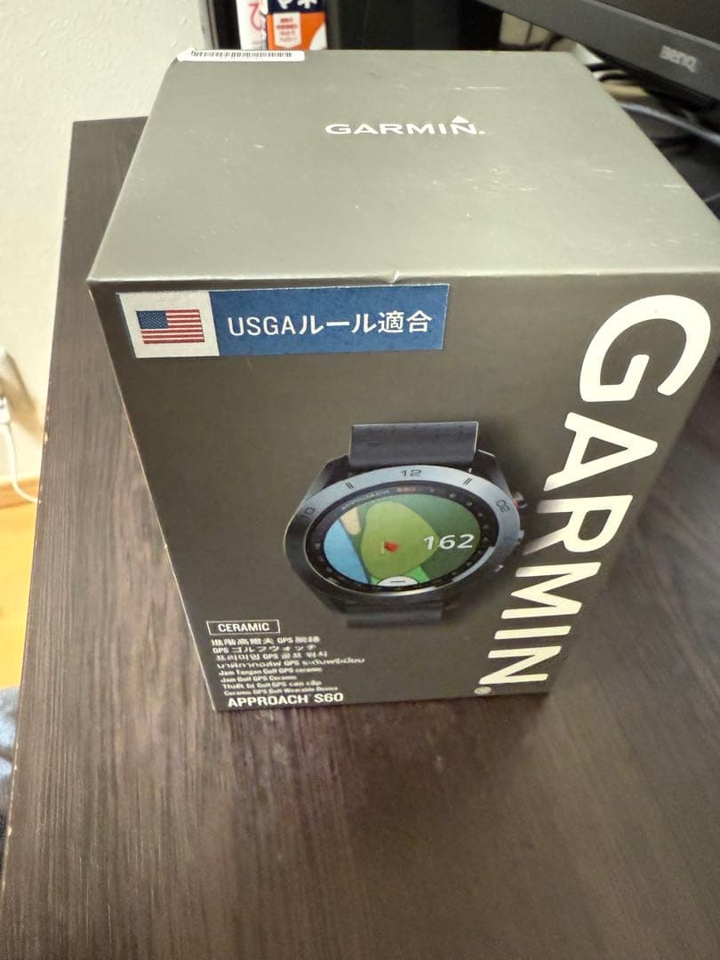Garmin Approach S60 ゴルフGPSウォッチ 黒 箱付き