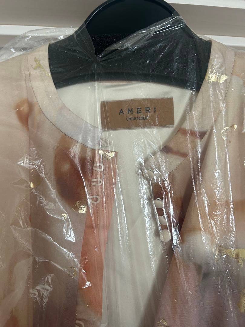 AMERI ロングドレス 抽象模様