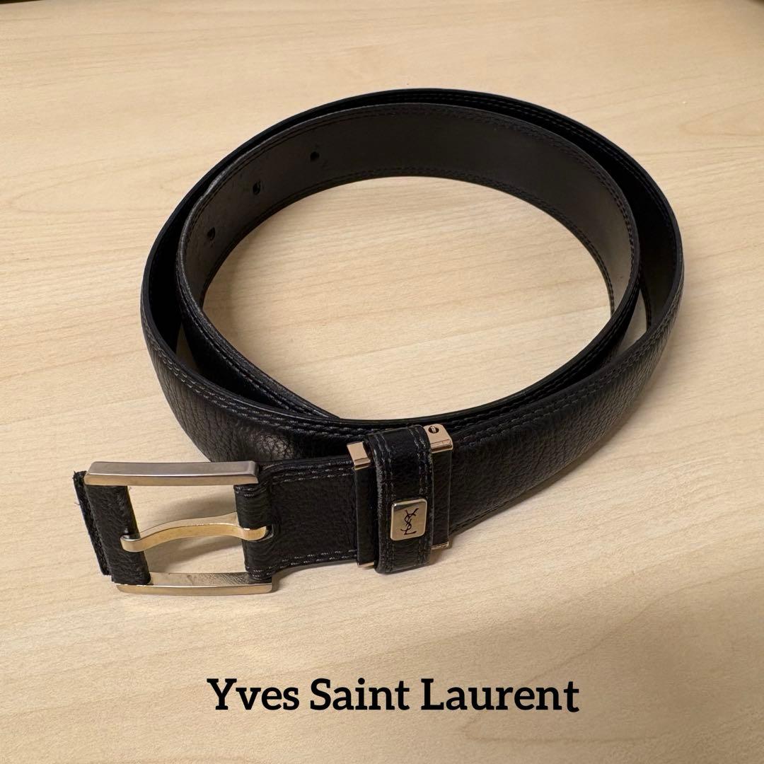 イヴサンローラン Yves Saint Laurent レザーベルト レディース