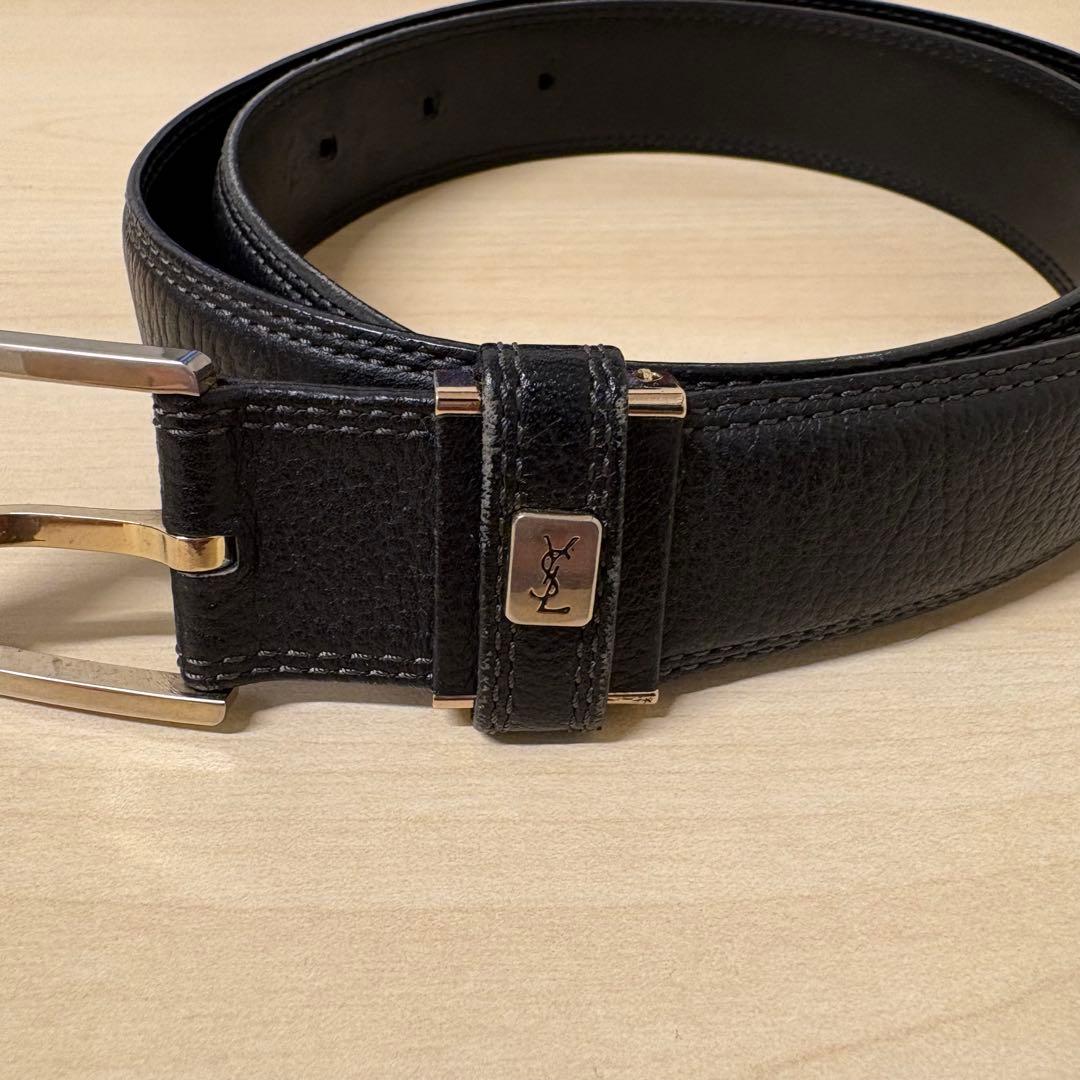 イヴサンローラン Yves Saint Laurent レザーベルト レディース