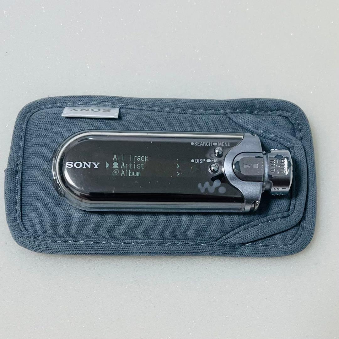 SONY ウォークマン NW-E507 スパークリングシルバー 現状品 ポーチ付