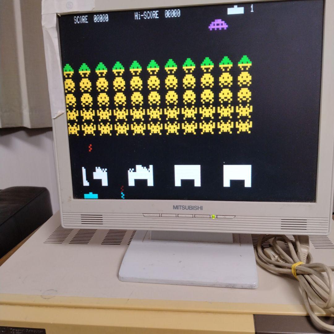 ■NEC PC-8801 本体、キーボード、マニュアル、箱付き ジャンク