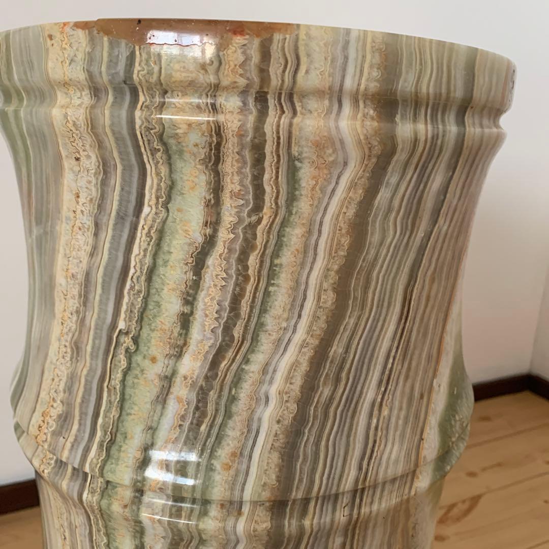 大理石　傘立て　オニキス　瑪瑙