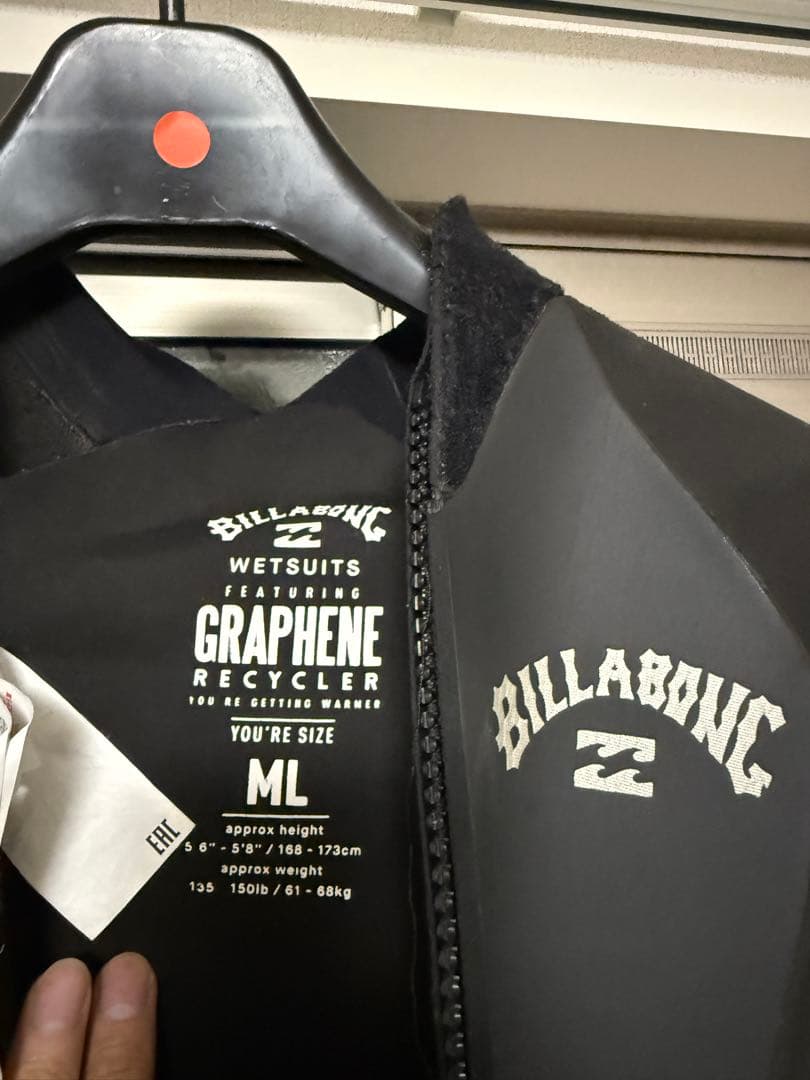 BILLABONG Absolute 4/3mm MLサイズ ブラック
