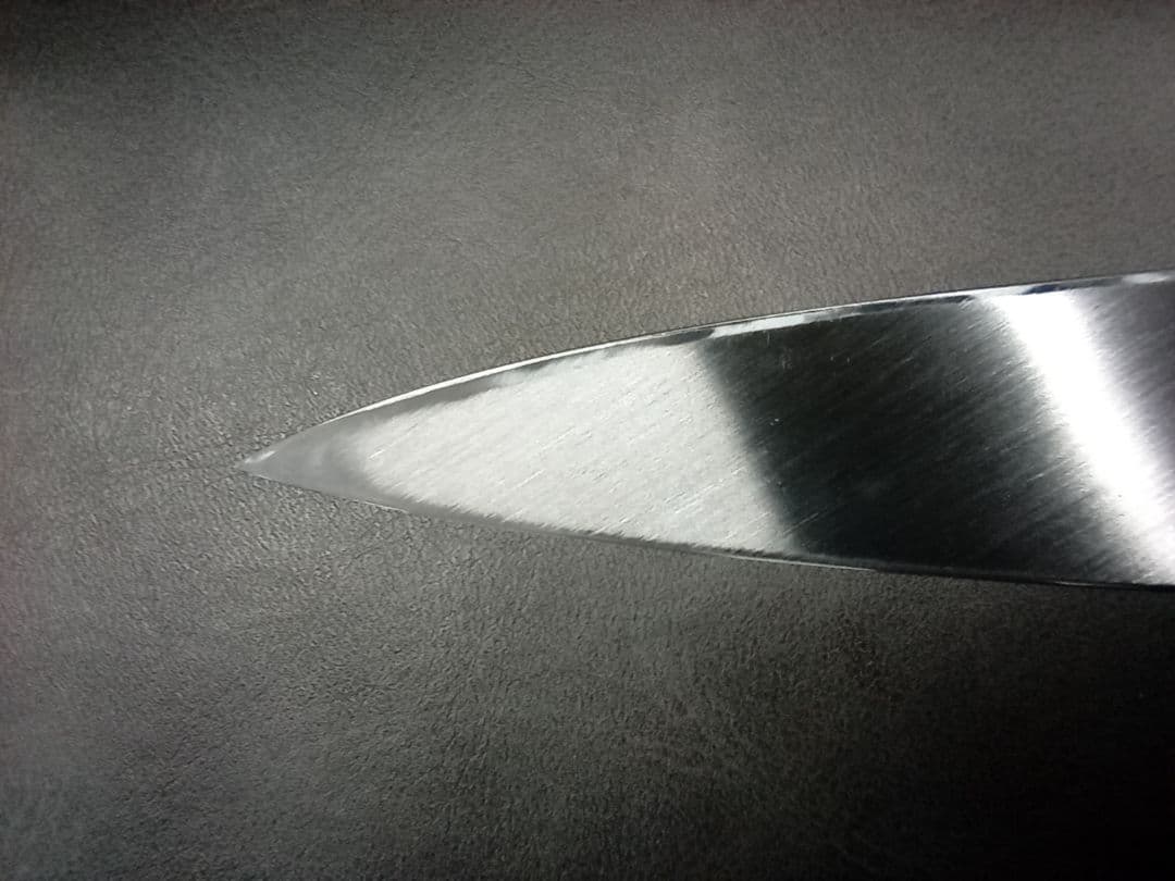 【値下げ】将之作　柳刃包丁　24cm 本霞研　水牛柄