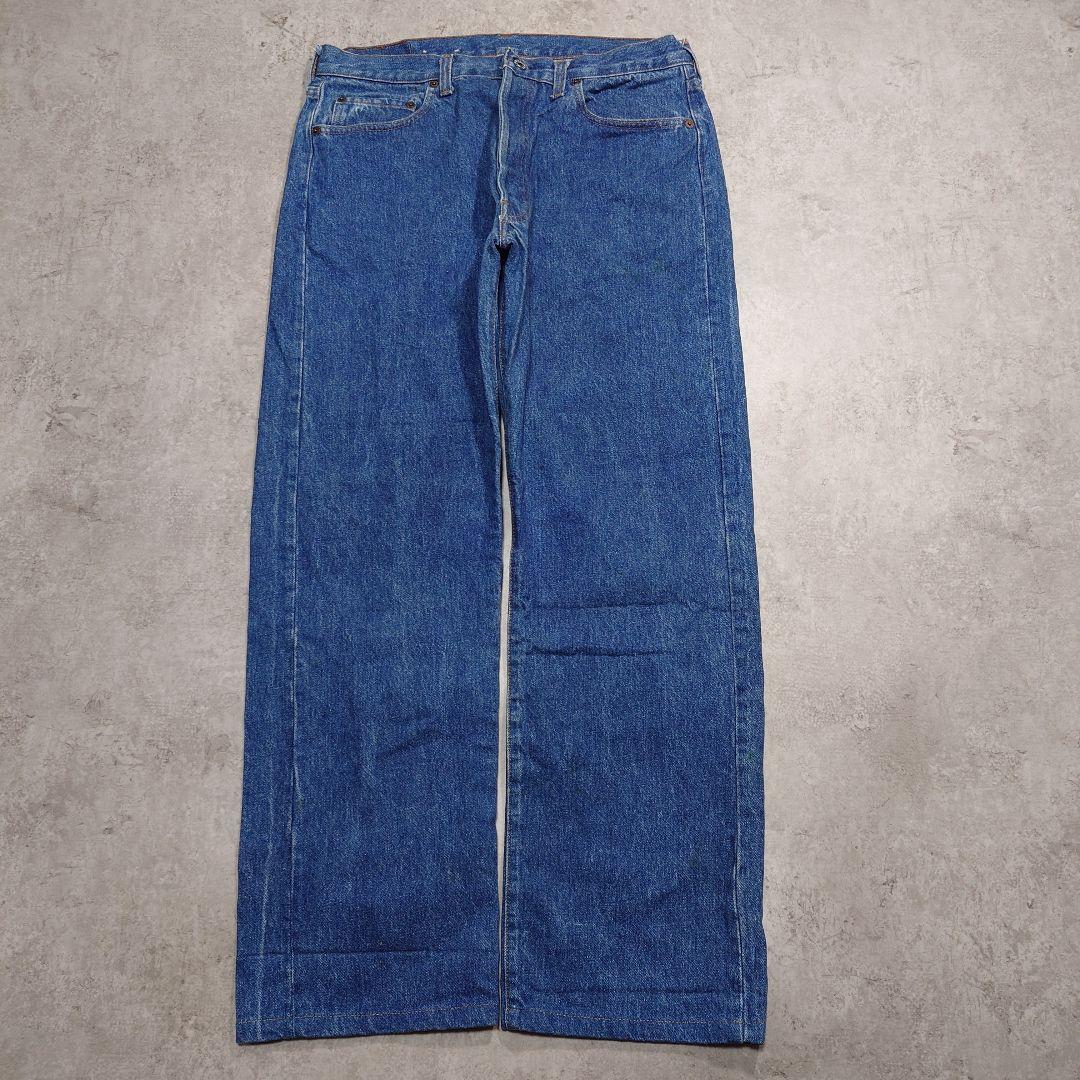 80s Levi's 501 USA製 ハチマル 内股シングル 濃紺 W36