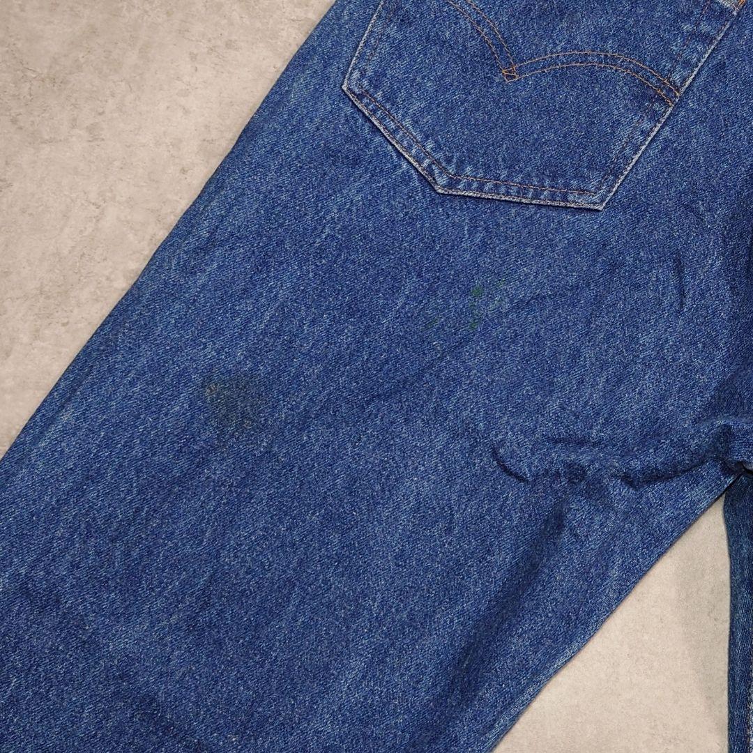 80s Levi's 501 USA製 ハチマル 内股シングル 濃紺 W36
