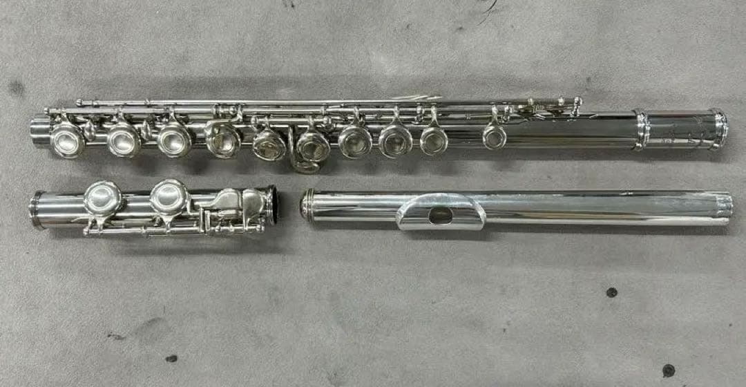 ［調整済み演奏可能］ムラマツフルートM-40 頭部管銀製