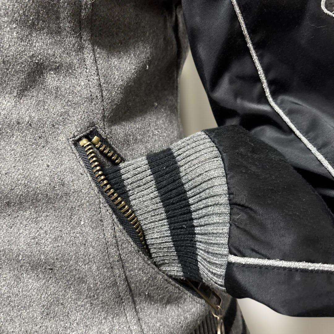 当時物　d.i.a. スカジャン　刺繍　ドクロ　スカル　ジャケット　平成ギャル