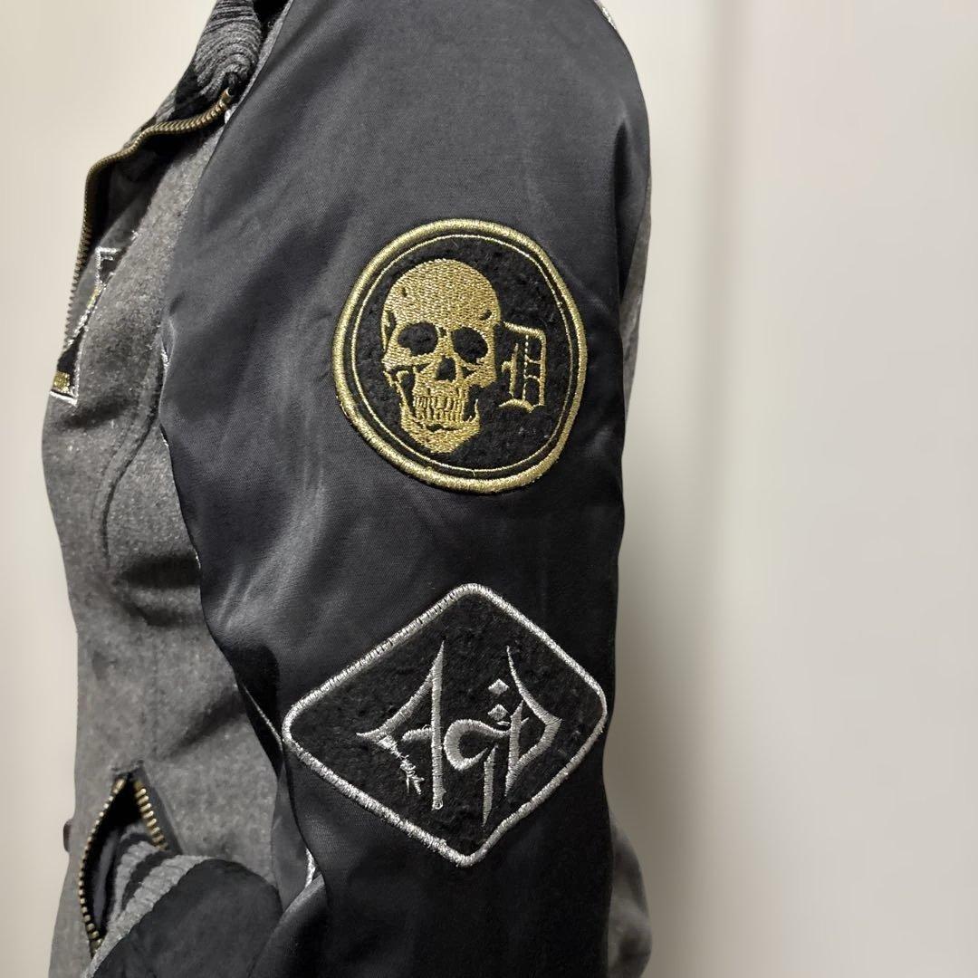 当時物　d.i.a. スカジャン　刺繍　ドクロ　スカル　ジャケット　平成ギャル