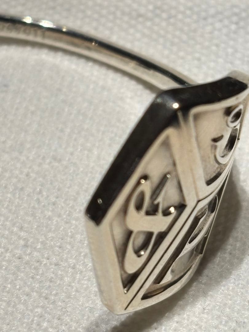 専用❗️シルバースプーン　ティファニー　ハート模様 オープンバングル