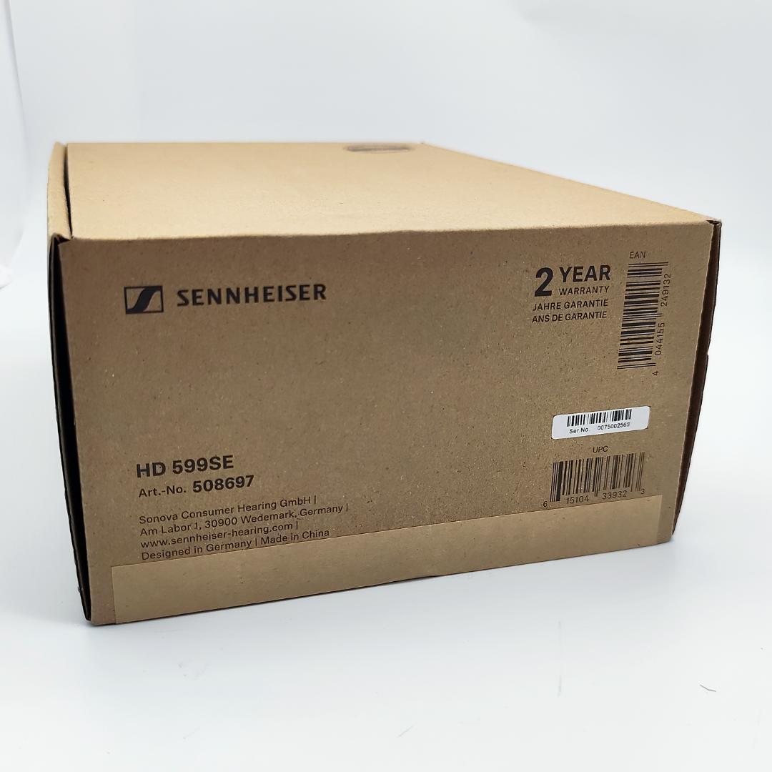 ゼンハイザー HD 599 SE 開放型 有線ヘッドホン 50Ω ブラック